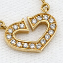 カルティエ Cartier Ｃハート ダイヤ イエローゴールド K18YG ダイヤモンド ネックレス 18金 18K 750YG