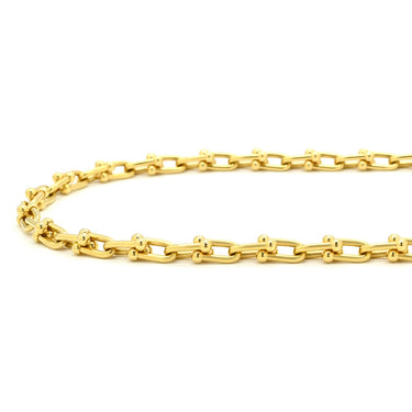 ティファニー Tiffany & Co ハードウェア スモールリンク 60153062 イエローゴールド K18YG ネックレス T&Co. 18K 750 YG チェーン