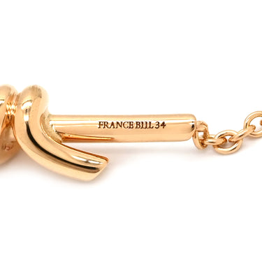 ティファニー Tiffany & Co ノット ローズゴールド K18PG ブレスレット ピンクゴールド 18K 750AU PG