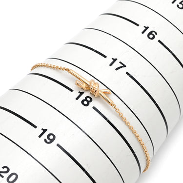 ティファニー Tiffany & Co ノット ローズゴールド K18PG ブレスレット ピンクゴールド 18K 750AU PG