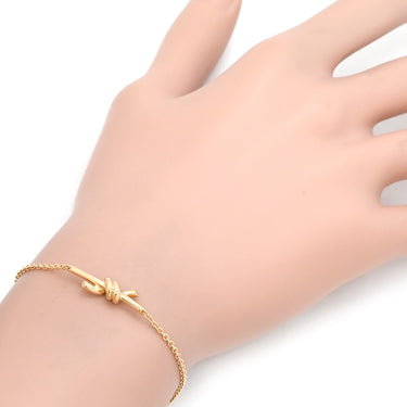 ティファニー Tiffany & Co ノット ローズゴールド K18PG ブレスレット ピンクゴールド 18K 750AU PG