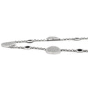 ブルガリ BVLGARI ブルガリブルガリ パヴェダイヤ ブラック×ホワイトゴールド K18WG ダイヤモンド オニキス ネックレス 7モチーフ 18K 750 18金 オニキス 黒