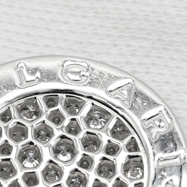 ブルガリ BVLGARI ブルガリブルガリ パヴェダイヤ ブラック×ホワイトゴールド K18WG ダイヤモンド オニキス ネックレス 7モチーフ 18K 750 18金 オニキス 黒