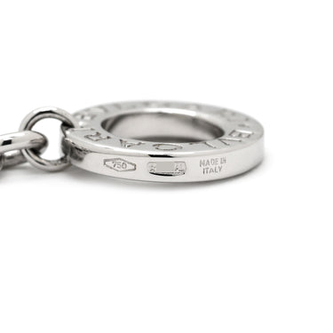 ブルガリ BVLGARI ブルガリブルガリ パヴェダイヤ ブラック×ホワイトゴールド K18WG ダイヤモンド オニキス ネックレス 7モチーフ 18K 750 18金 オニキス 黒