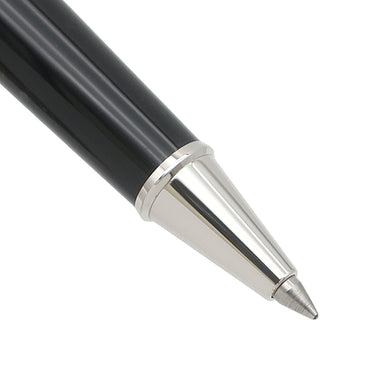 モンブラン Montblanc マイスターシュテュック ローラーボール Pix ブラック×シルバー メタル プレシャスレジン ボールペン インク切れ