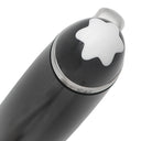 モンブラン Montblanc マイスターシュテュック ローラーボール Pix ブラック×シルバー メタル プレシャスレジン ボールペン インク切れ