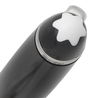 モンブラン Montblanc マイスターシュテュック ローラーボール Pix ブラック×シルバー メタル プレシャスレジン ボールペン インク切れ