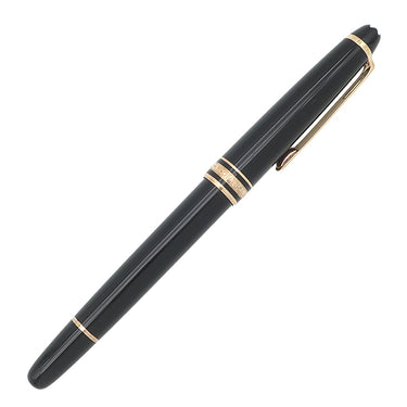 モンブラン Montblanc マイスターシュテュック ローラーボール ゴールド ブラック×ゴールド GP プレシャスレジン ボールペン インク切れ