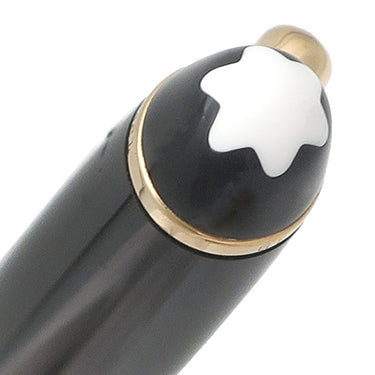 モンブラン Montblanc マイスターシュテュック ローラーボール ゴールド ブラック×ゴールド GP プレシャスレジン ボールペン インク切れ