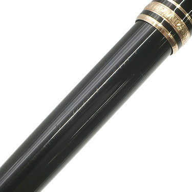 モンブラン Montblanc マイスターシュテュック ローラーボール ゴールド ブラック×ゴールド GP プレシャスレジン ボールペン インク切れ