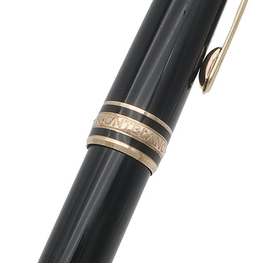 モンブラン Montblanc マイスターシュテュック ローラーボール ゴールド ブラック×ゴールド GP プレシャスレジン ボールペン インク切れ