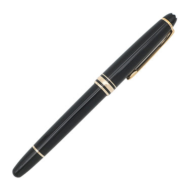 モンブラン Montblanc マイスターシュテュック ローラーボール ゴールド ブラック×ゴールド GP プレシャスレジン ボールペン 黒インク 筆記確認済み