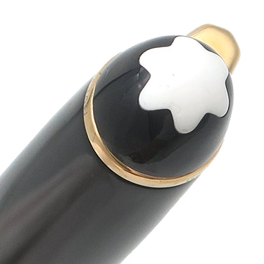 モンブラン Montblanc マイスターシュテュック ローラーボール ゴールド ブラック×ゴールド GP プレシャスレジン ボールペン 黒インク 筆記確認済み
