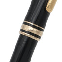 モンブラン Montblanc マイスターシュテュック ローラーボール ゴールド ブラック×ゴールド GP プレシャスレジン ボールペン 黒インク 筆記確認済み
