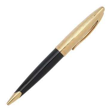 ウォーターマン WATERMAN カレン デラックス オペラGT 2225143 ブラック×シルバー ラッカー GP ボールペン 青インク ツイスト式