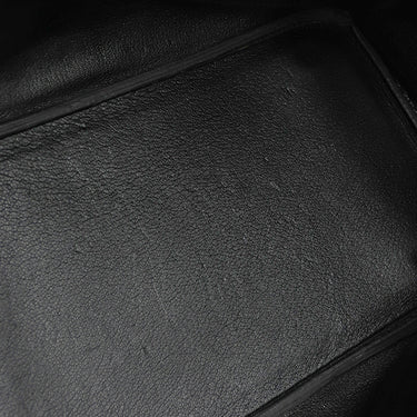 エルメス HERMES バーキン35 ブラック トゴ ハンドバッグ シルバー金具 黒