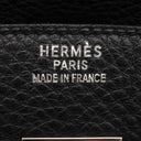 エルメス HERMES バーキン35 ブラック トゴ ハンドバッグ シルバー金具 黒