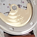 腕時計 パテックフィリップ PATEK PHILIPPE カラトラバ 5107G-001 自動巻き メンズ K18WG無垢 シルバー デイト バー シースルーバック