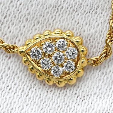 ブシュロン BOUCHERON セルパンボエム ブレスレット エクストラスモール JBT00781 イエローゴールド K18YG ダイヤモンド #17.5 ブレスレット ダイヤ 8P 8石 XS 18K 750 YG
