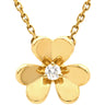ヴァンクリーフアーペル Van Cleef & Arpels フリヴォル ペンダント ミニ VCARP0J100 イエローゴールド K18YG ダイヤモンド ネックレス 750YG 1Pダイヤ