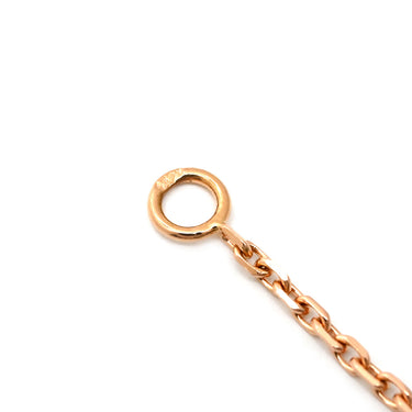 ヴァンクリーフアーペル Van Cleef & Arpels ヴィンテージ アルハンブラ VCARP4KK00 グレー×ローズゴールド K18RG グレーマザーオブパール ネックレス Au750 18K PG シェル