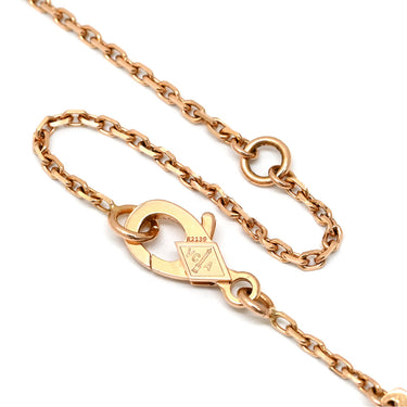 ヴァンクリーフアーペル Van Cleef & Arpels ヴィンテージ アルハンブラ VCARP4KK00 グレー×ローズゴールド K18PG グレーマザーオブパール ネックレス 750 18K グレー シェル