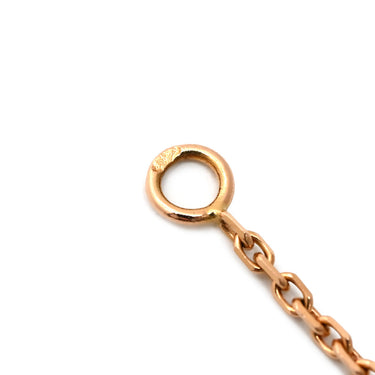 ヴァンクリーフアーペル Van Cleef & Arpels ヴィンテージ アルハンブラ VCARP4KK00 グレー×ローズゴールド K18PG グレーマザーオブパール ネックレス 750 18K グレー シェル