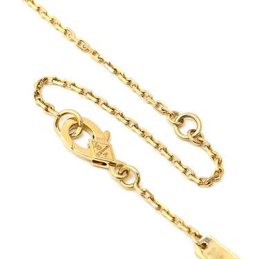 ヴァンクリーフアーペル Van Cleef & Arpels ペルレ クルール VCARP4DM00 グリーンXイエローゴールド K18YG マラカイト ネックレス 緑 Au750 18K