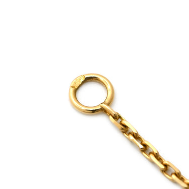 ヴァンクリーフアーペル Van Cleef & Arpels ペルレ クルール VCARP4DM00 グリーンXイエローゴールド K18YG マラカイト ネックレス 緑 Au750 18K