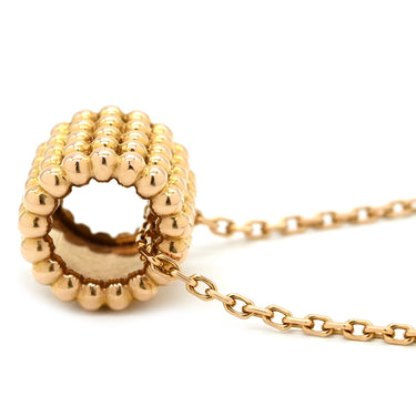 ヴァンクリーフアーペル Van Cleef & Arpels ペルレ ゴールデンパール 5連 ピンクゴールド K18PG ネックレス Au750 18K PG 別売フォルサチェーン