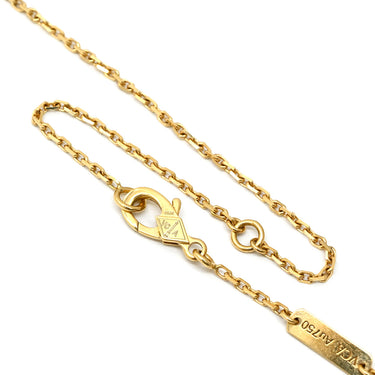 ヴァンクリーフアーペル Van Cleef & Arpels ヴィンテージ アルハンブラ ペンダント VCARD38500 レッド×イエローゴールド K18YG カーネリアン ネックレス Au750 18K 赤 カーネリアン