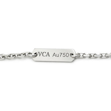 ヴァンクリーフアーペル Van Cleef & Arpels ヴィンテージ アルハンブラ 2020年ホリデー VCARP6L800 ホワイトゴールド K18WG ダイヤモンド ネックレス ギヨシェ 750 ダイヤ