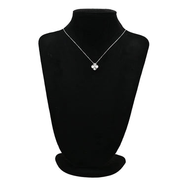 ヴァンクリーフアーペル Van Cleef & Arpels ヴィンテージ アルハンブラ 2020年ホリデー VCARP6L800 ホワイトゴールド K18WG ダイヤモンド ネックレス ギヨシェ 750 ダイヤ