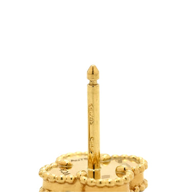 ヴァンクリーフアーペル Van Cleef & Arpels スウィート アルハンブラ VCARA44900 ブラック×イエローゴールド K18YG オニキス ピアス 黒 オニキス 750 YG 18K 両耳用