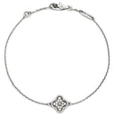 ヴァンクリーフアーペル Van Cleef & Arpels スウィート アルハンブラ VCARO85600 ホワイトゴールド K18WG ダイヤモンド ブレスレット Au750 18K WG ダイヤモンド 12石