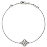 ヴァンクリーフアーペル Van Cleef & Arpels スウィート アルハンブラ VCARO85600 ホワイトゴールド K18WG ダイヤモンド ブレスレット Au750 18K WG ダイヤモンド 12石