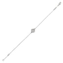 ヴァンクリーフアーペル Van Cleef & Arpels スウィート アルハンブラ VCARO85600 ホワイトゴールド K18WG ダイヤモンド ブレスレット Au750 18K WG ダイヤモンド 12石