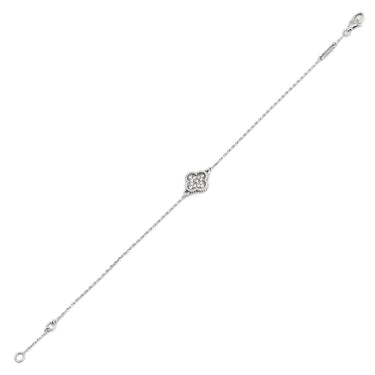 ヴァンクリーフアーペル Van Cleef & Arpels スウィート アルハンブラ VCARO85600 ホワイトゴールド K18WG ダイヤモンド ブレスレット Au750 18K WG ダイヤモンド 12石