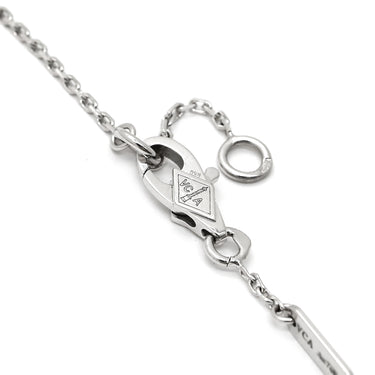 ヴァンクリーフアーペル Van Cleef & Arpels スウィート アルハンブラ VCARO85600 ホワイトゴールド K18WG ダイヤモンド ブレスレット Au750 18K WG ダイヤモンド 12石