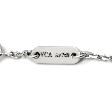 ヴァンクリーフアーペル Van Cleef & Arpels スウィート アルハンブラ VCARO85600 ホワイトゴールド K18WG ダイヤモンド ブレスレット Au750 18K WG ダイヤモンド 12石