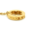 ブルガリ BVLGARI フィオレヴァー イエローゴールド K18YG ダイヤモンド ネックレス Au750 K18YG パヴェ 1Pダイヤ フラワー オープンワーク