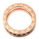 ブルガリ BVLGARI ビーゼロワン ロック B-zero1 1バンド 357994 ブラック×ピンクゴールド K18PG セラミック #52(JP12) リング 指輪 黒 Au750 18K 11号
