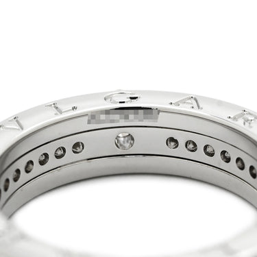 ブルガリ BVLGARI ビーゼロワン B-zero1 ソリテール ダイヤ ホワイトゴールド K18WG ダイヤモンド #55(JP15) リング 指輪 750WG 18金 14.5号