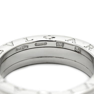 ブルガリ BVLGARI ビーゼロワン B-zero1 ソリテール ダイヤ ホワイトゴールド K18WG ダイヤモンド #55(JP15) リング 指輪 750WG 18金 14.5号