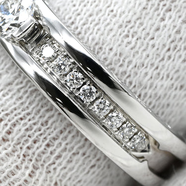ブルガリ BVLGARI ビーゼロワン B-zero1 ソリテール ダイヤ ホワイトゴールド K18WG ダイヤモンド #55(JP15) リング 指輪 750WG 18金 14.5号