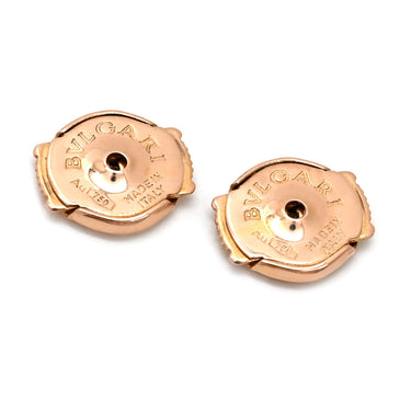 ブルガリ BVLGARI B-zero1 ビーゼロワン 347405 ブラック×ピンクゴールド K18PG セラミック ピアス 黒 Au750 18K 18金 セラミック フープピアス