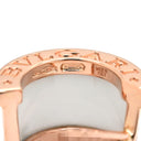 ブルガリ BVLGARI B-zero1 ビーゼロワン 346464 ホワイト×ピンクゴールド K18PG セラミック ピアス 白 Au750 18K 18金 セラミック フープピアス