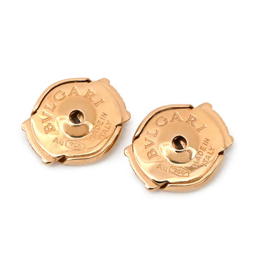 ブルガリ BVLGARI ディーヴァ ドリーム ホワイト×ピンクゴールド K18PG ダイヤモンド マザーオブパール ピアス 白 18K 750PG 18金 1Pダイヤ
