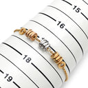 ブルガリ BVLGARI ビーゼロワン スリーエレメント イエローゴールド×ピンクゴールド×ホワイトゴールド K18YG K18PG K18WG ブレスレット 18K 750 WG YG PG 3ゴールド
