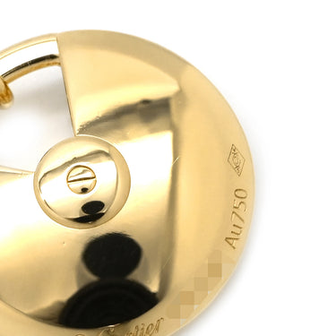 カルティエ Cartier アミュレット ドゥ カルティエ SM パールホワイト×イエローゴールド K18YG ダイヤモンド マザーオブパール ネックレス 750 18K 18金 1Pダイヤ シェル
